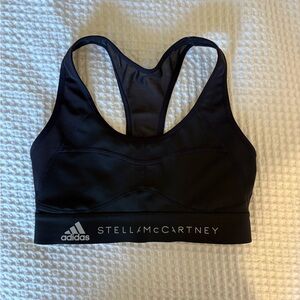Adidas by Stella McCartney Black Mesh Sports Bra
